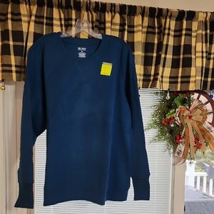 V-Neck Men's Sweater in Deep Blue